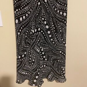 A. Byer Womens Medium Midi Patterned Skirt